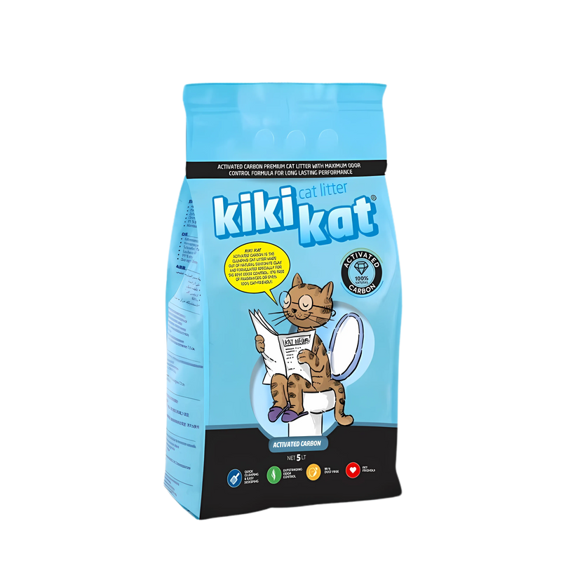 Kiki Kat Cat Litter – Activated Carbon 20L