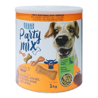 Orgo Party Mix Treats With Beef for Adult Dogs 1 kg