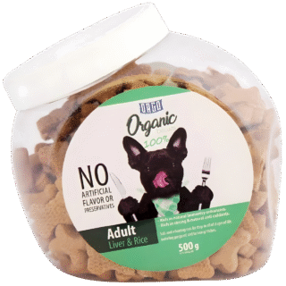 Orgo Organic Biscuits For Dogs With Liver And Rice 500 Grams