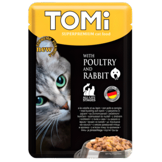 Tomi Pouch Poultry&Rabbit Cat 100g