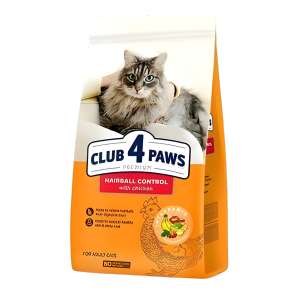 CLUB 4 PAWS  Hairball adult cat Dry Food 2 KG