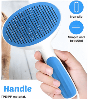 Pet Grooming Comb Soft, Remove Loose Fur & Dirt, for Small& Dogs