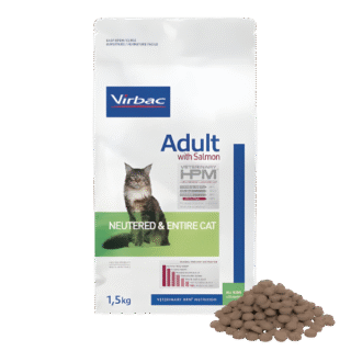 Virbac Cat Adult With Salmon Neutered & Entire Cat 1.5kg