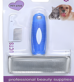 Pet King Metal Brush for cat and dogs – Medium