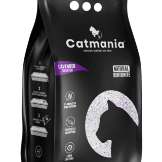 Catmania Bentonite Clumping Cat Litter Lavender Scent 10 L