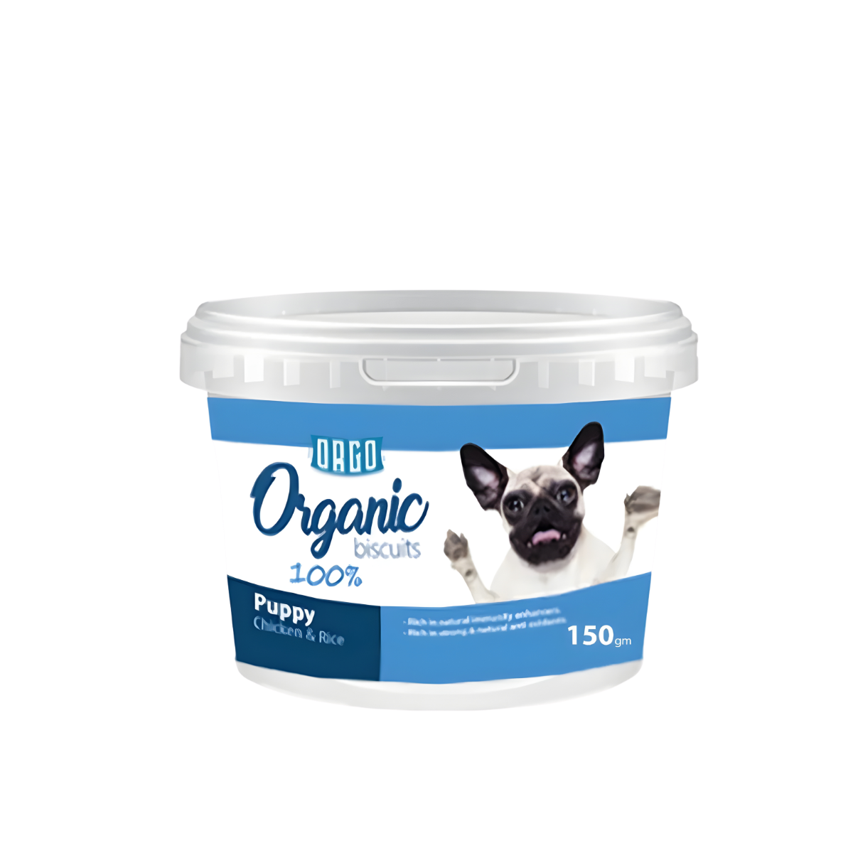 Orgo Organic Biscuit Treats with Chicken for Puppies 150 gr