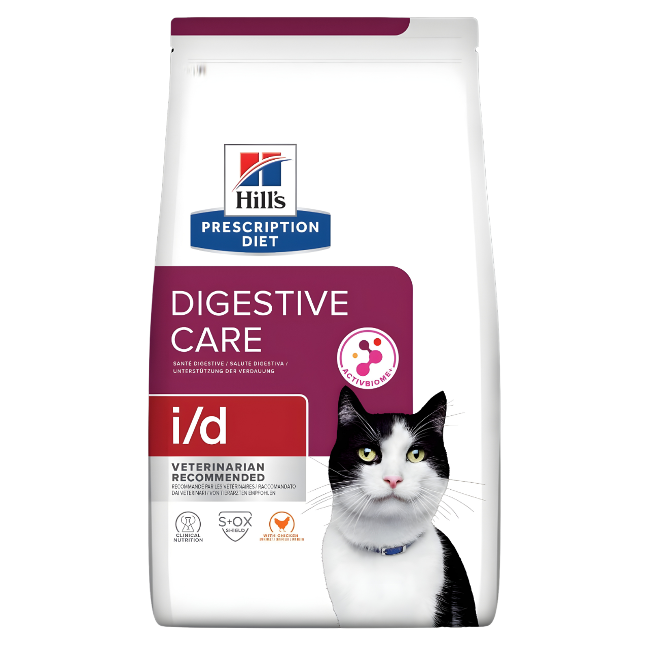 Hill's - Prescription Diet i/d Digestive Care Cat Dry Food Chicken Flavour 3kg
