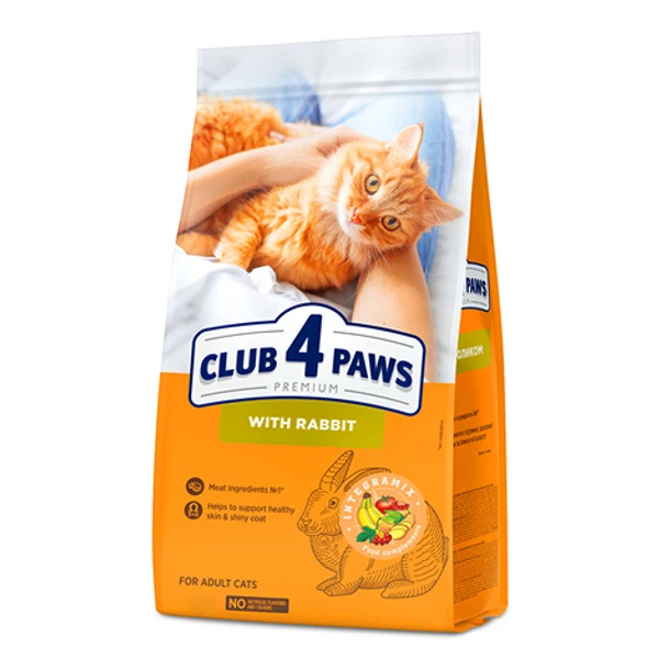 CLUB 4 PAWS RABBIT for adult cat Dry Food 2K