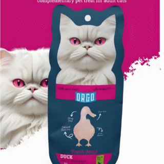 Orgo Fresh Meat Cat Treat – Duck Meat & Smoked Duck – 3 pcs