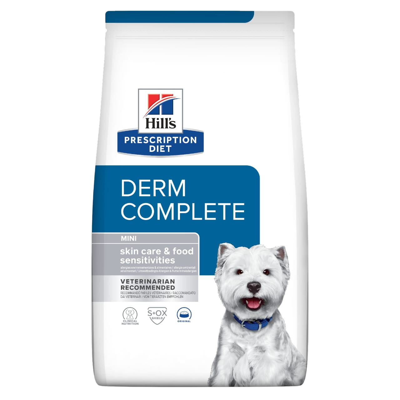Hill's Prescription Diet Derm Complete Mini Dry Dog Food 1kg