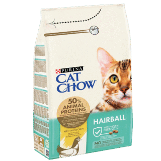 Purina® CAT CHOW® Hairball Control Rich in Chicken Dry Cat Food 1.5KG