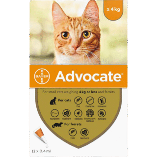 Advocate Spot-On for Small Cats ( up to 4Kg ) X 1 Dose