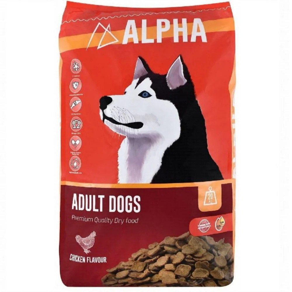 Alpha Dry Food for Adult Dogs10kg
