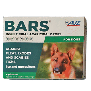 BARS® Insecticidal Drops For Dogs 10 Kg (1 dose)