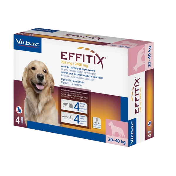 Virbac Effitix Large Dogs (20Kg - 40Kg) X 1 Pipette