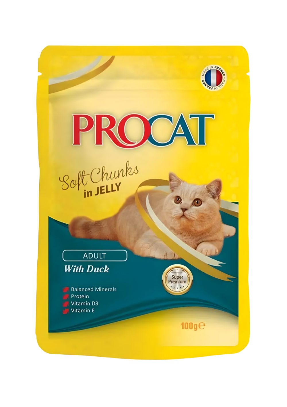 Procat With Duck In Jelly Adult Cat 100 g