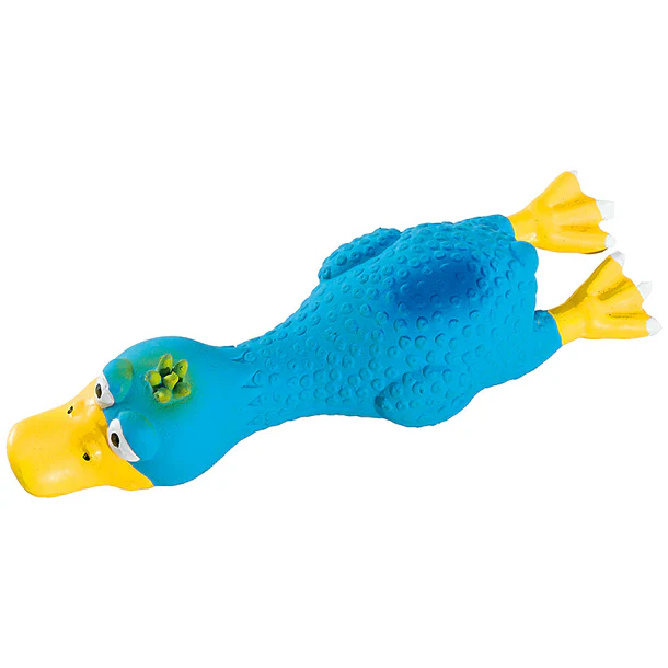 Orgo latex squeaky toy for dog, interactive fun latex duck - Image 2