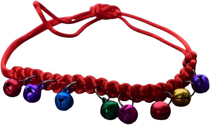 Fabric Cat Collar With Bells for Cats