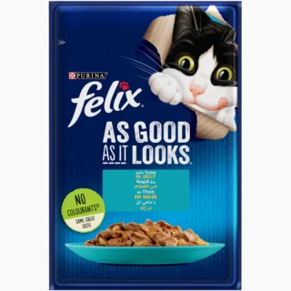 Purina Felix with Tuna in Jelly Wet Food For Adult Cat 85g
