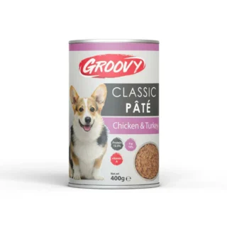 GROOVY DOG CLASSIC PATE400G chicken&turkey