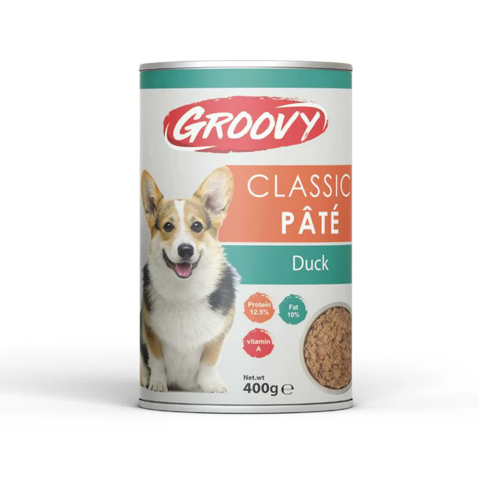 GROOVY CLASSIC PATE DUCK for dogs 400GM