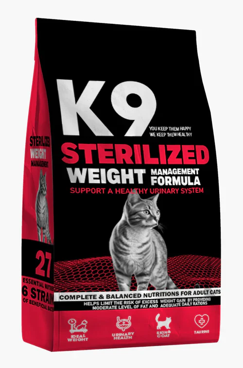 K9 Dry Food for Sterilized Adult Cats 2 kg