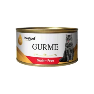 bestpet Gurme Grain - Adult Cat Wet Food Cans with beef 100 g