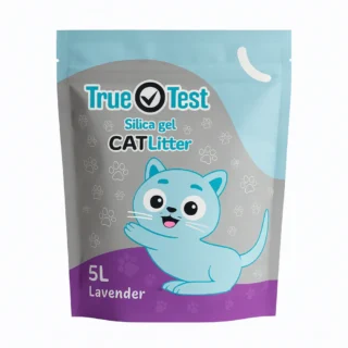 True Test Silica Gel Crystal Cat Litter (5L)  Lavender