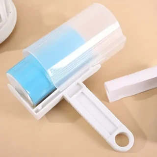 Sticky Picker Set Cleaner Lint Roller Pet Hair Remover Brush, Blue