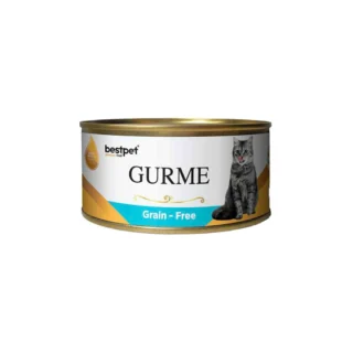 bestpet Gurme Grain - Adult Cat Wet Food Cans with Tuna & Anchovy 100 g