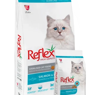 Reflex Sterilised Adult Cat Dry Food with Salmon & Rice 2 kg