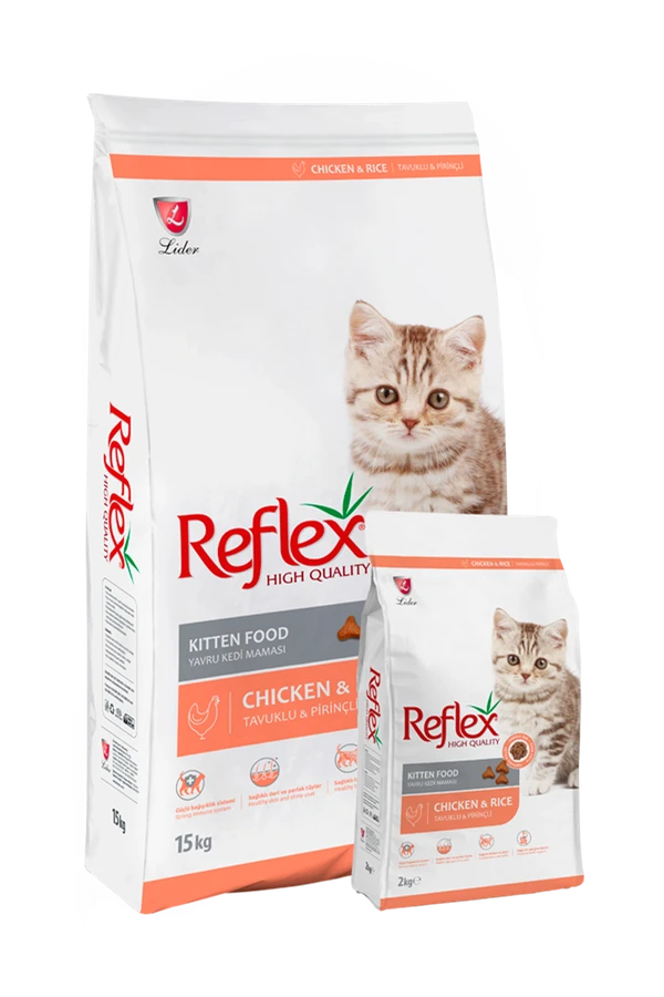 Reflex Kitten Dry Food with Chicken & Rice 2 kg